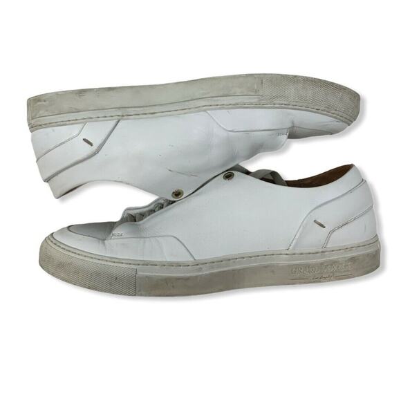 The Avedon Grand Voyage White‎ Leather Sneaker 9 - Picture 7 of 11